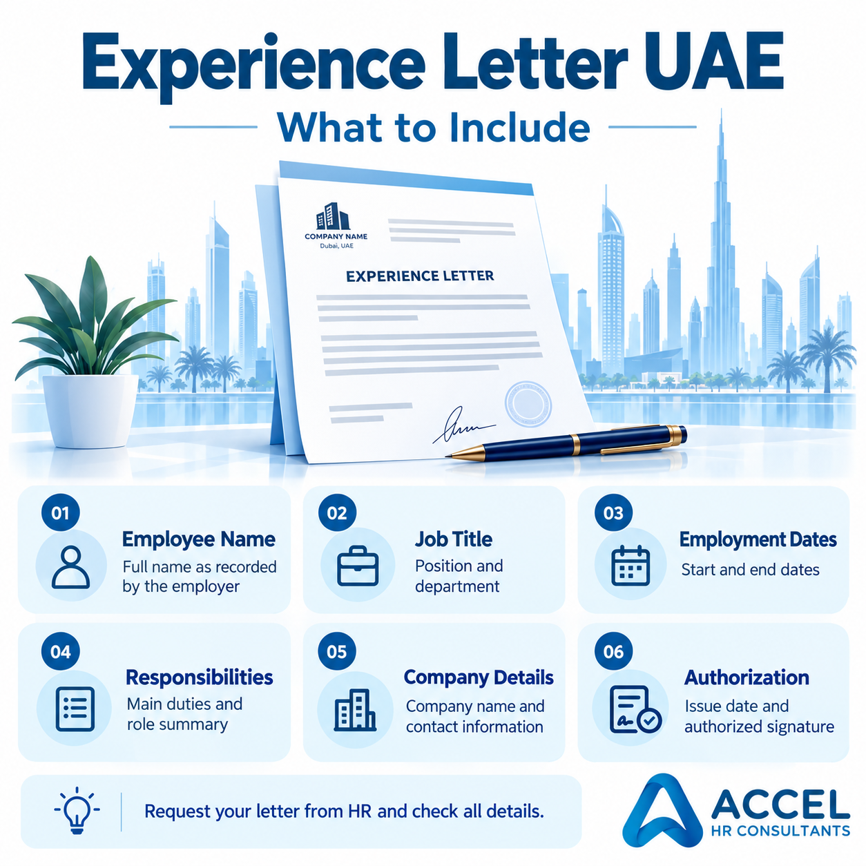 Experience Letter UAE
